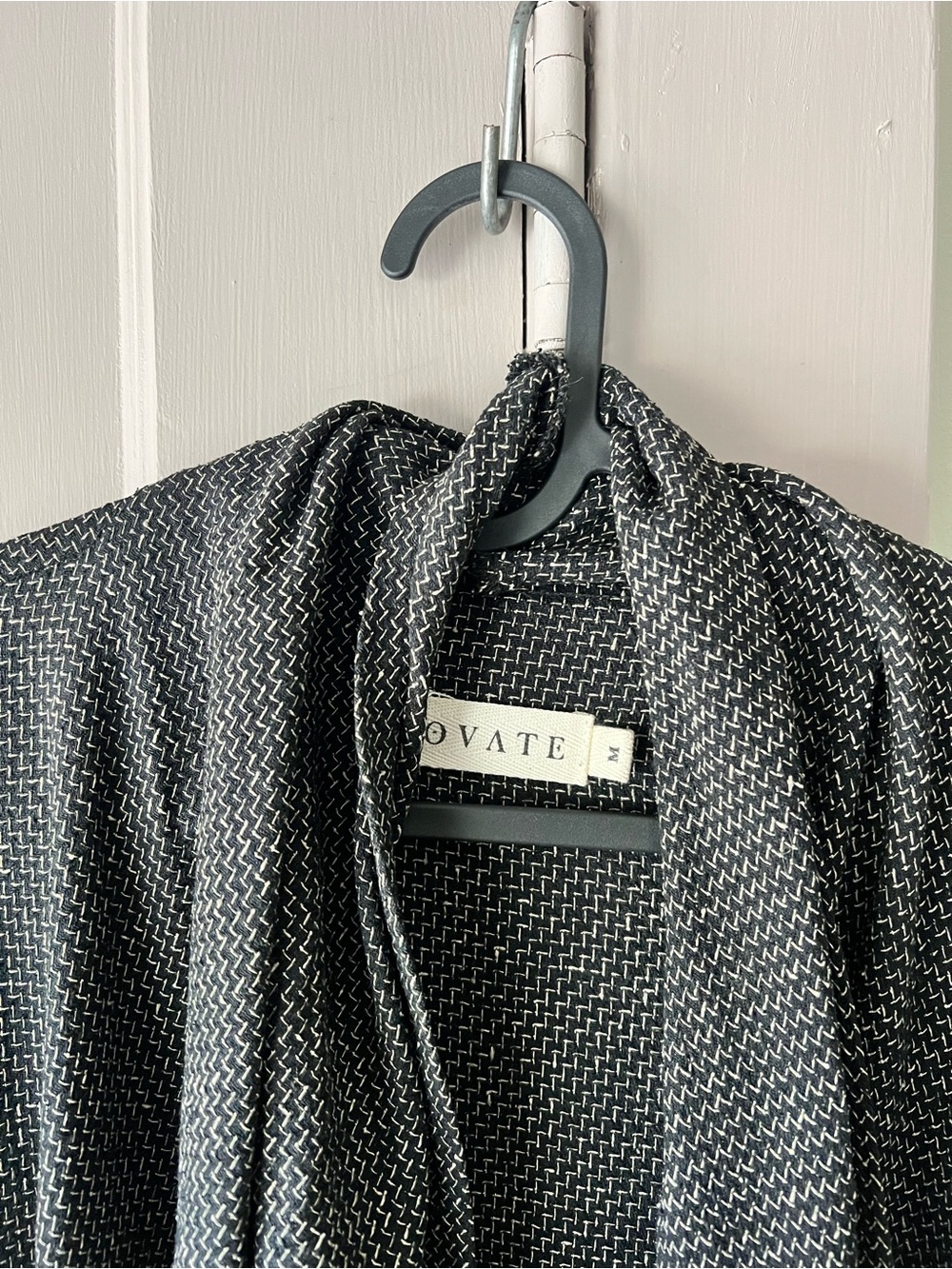 Ovate Belted Wool Jacket - M